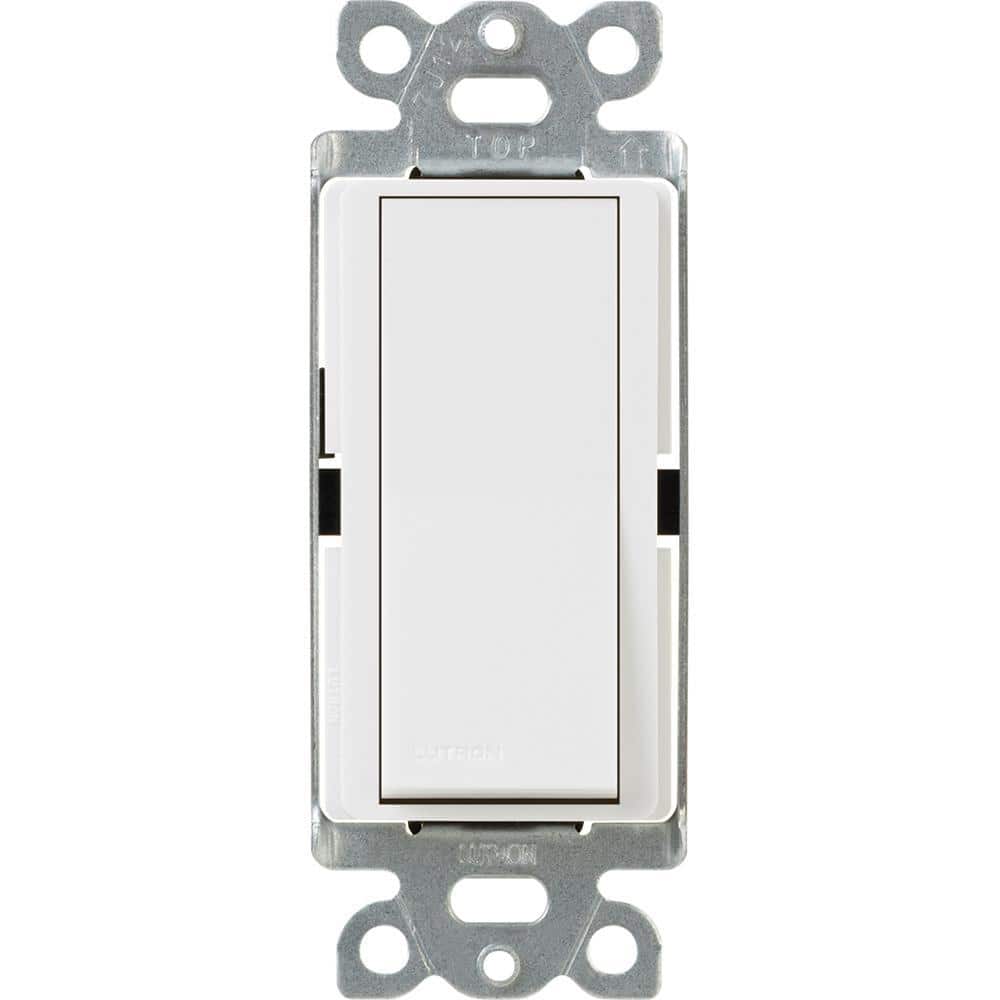 Lutron Claro On/Off Switch, Amp/4 Way, (CA-4PS-WH) (1)