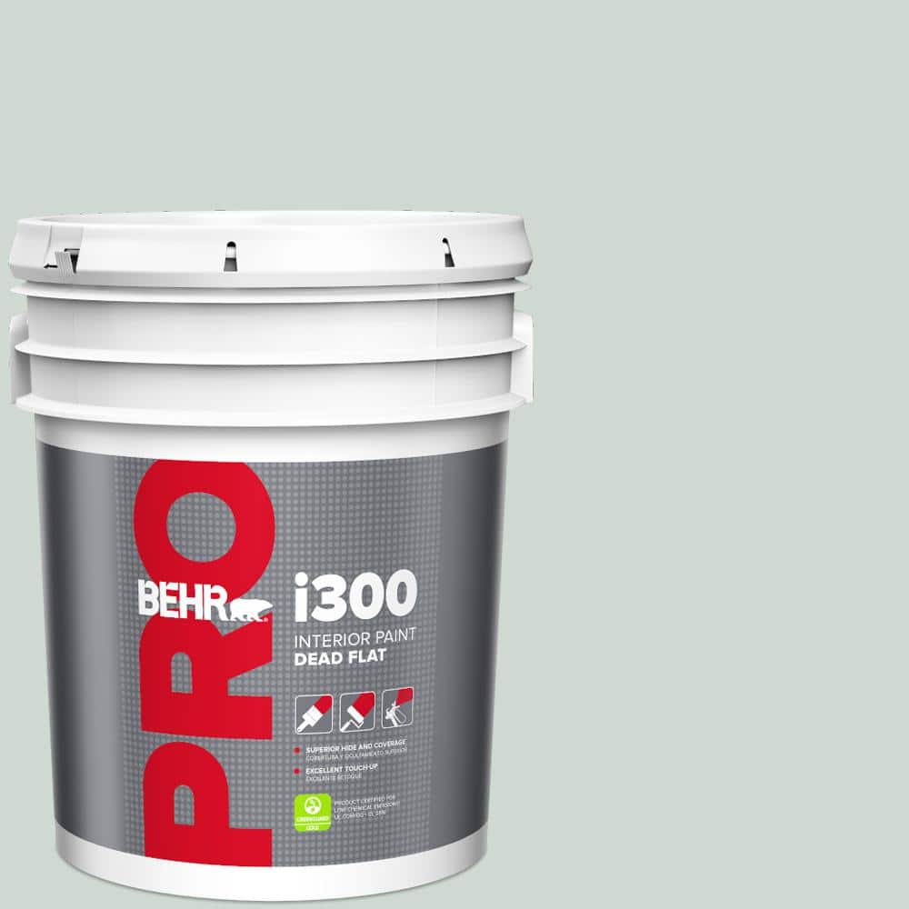 BEHR PRO 5 gal. #BIC-11 Serene Journey Dead Flat Interior Paint