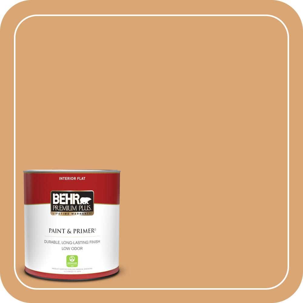 BEHR PREMIUM PLUS #BIC-14 Fresh Nectar Flat Low Odor & Primer (1)