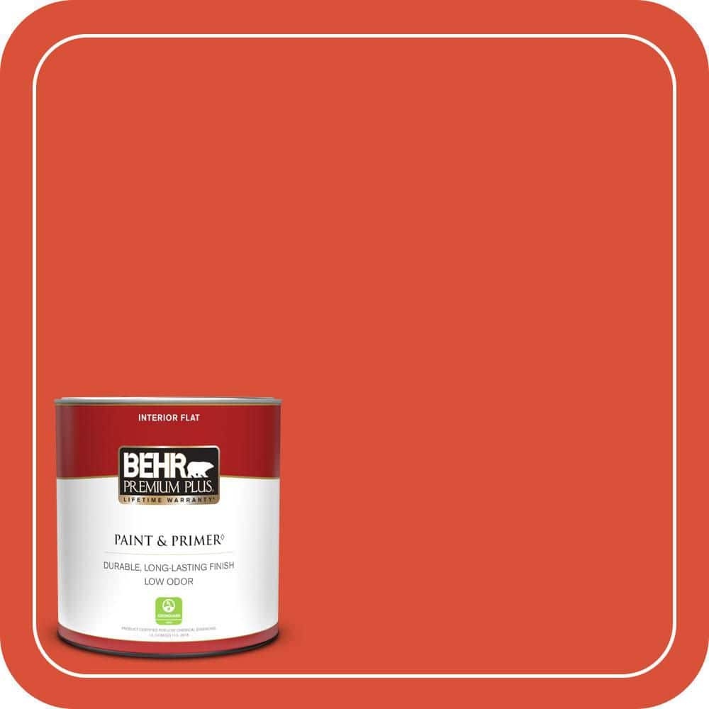 BEHR PREMIUM PLUS #190B-7 Fire Island Flat Low Odor & Primer