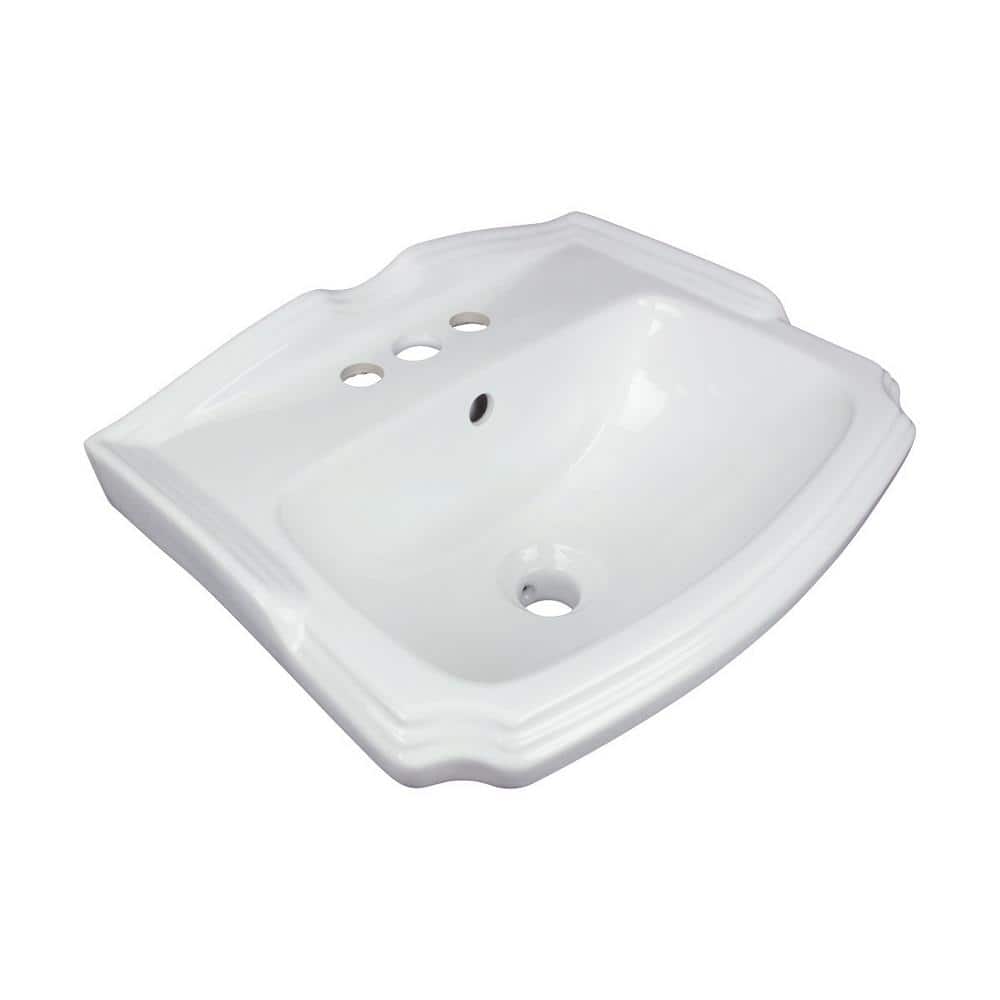 RENOVATORS SUPPLY MANUFACTURING Cloakroom Wall-Mounted Bathroom Sink in White (1)