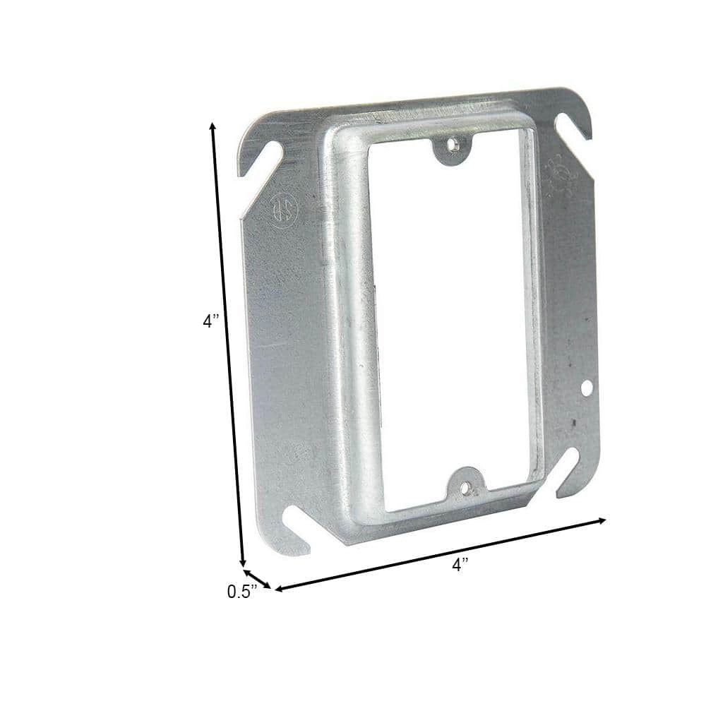 Steel City 1-Gang Square Mud Ring (52C13-50R) (3)