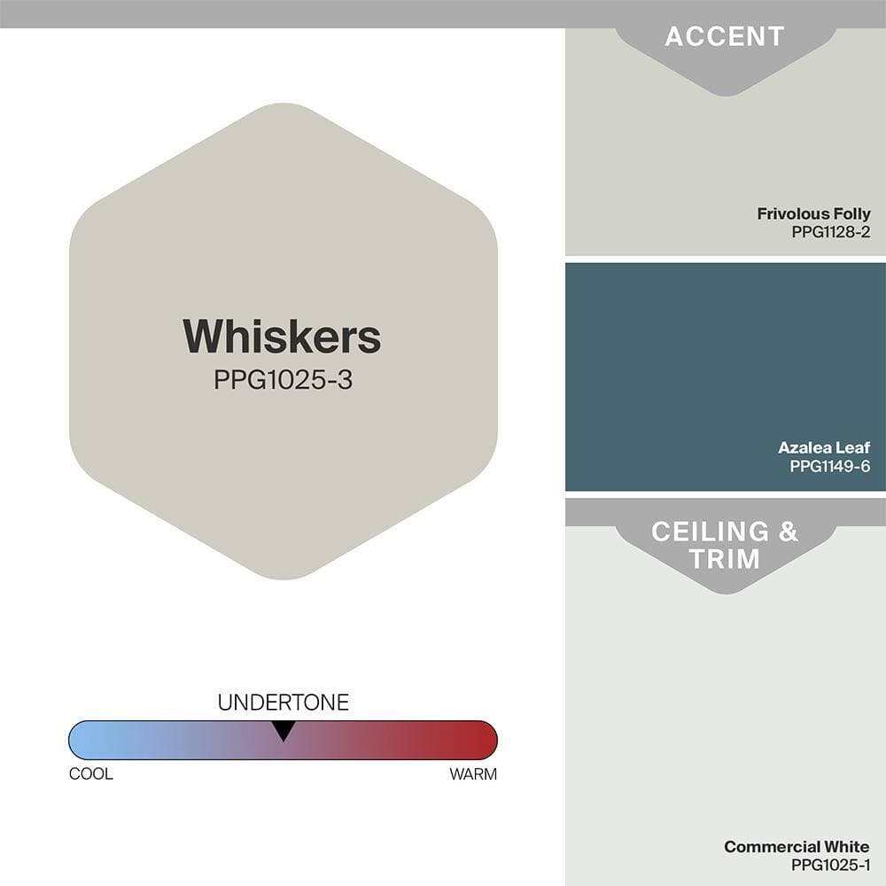 Glidden 8 oz. PPG1025-3 Whiskers Satin Interior Paint Sample (4)