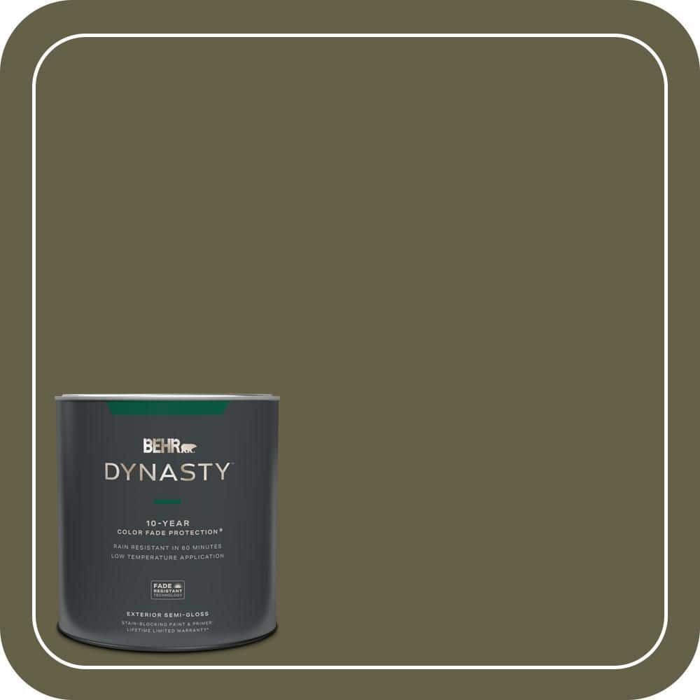 BEHR DYNASTY 1 qt. #PPU9-01 Alligator Skin Semi-Gloss Exterior Stain-Blocking Paint & Primer