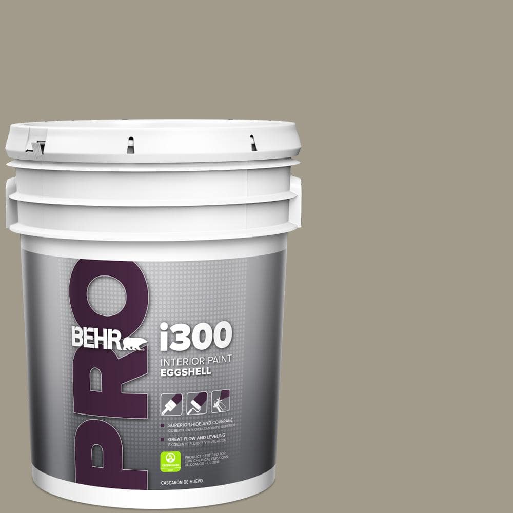 BEHR PRO 5 gal. #QE-58 Moon Rock Eggshell Interior Paint