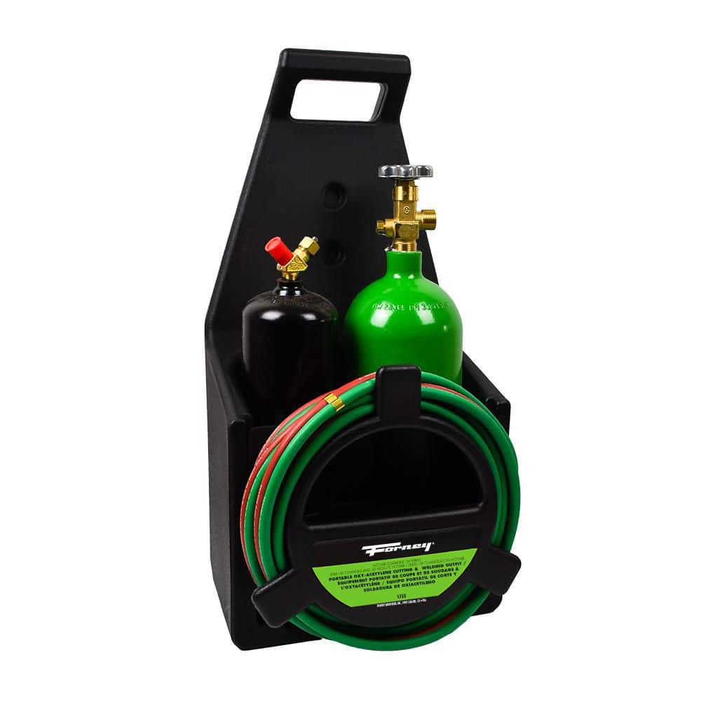 Forney Tote-A-Torch Kit with Oxygen and Acetylene Tanks for Cutting, Welding and Brazing (2)