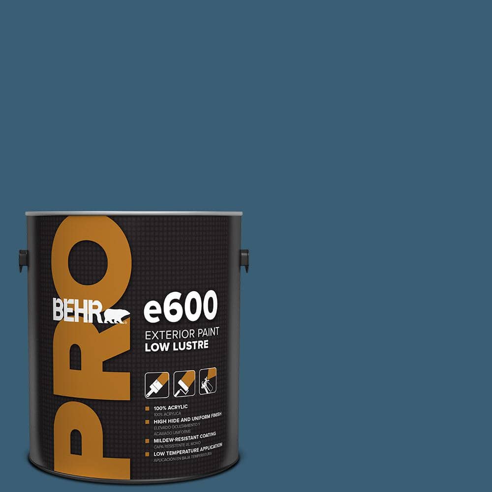 BEHR PRO 1 gal. #S490-7 Superior Blue Low Luster Exterior Paint