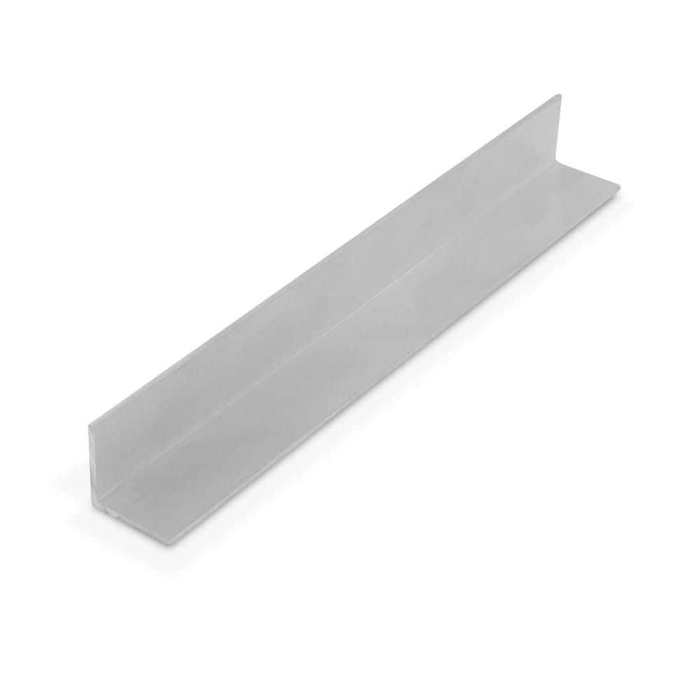 Outwater 3/4 in. D x 3/4 in. W x 48 in. L Unfinished Paintable Mill Aluminum Angle Moulding (3-Pack) (1)