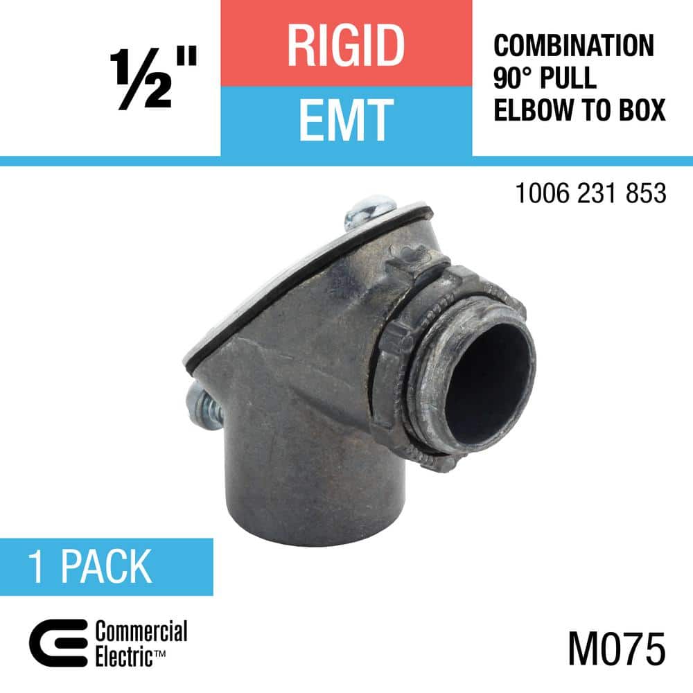 Commercial Electric 1/2 in. Combination 90-Degree Pull Elbow (EMT/Rigid-to-Box) (2)