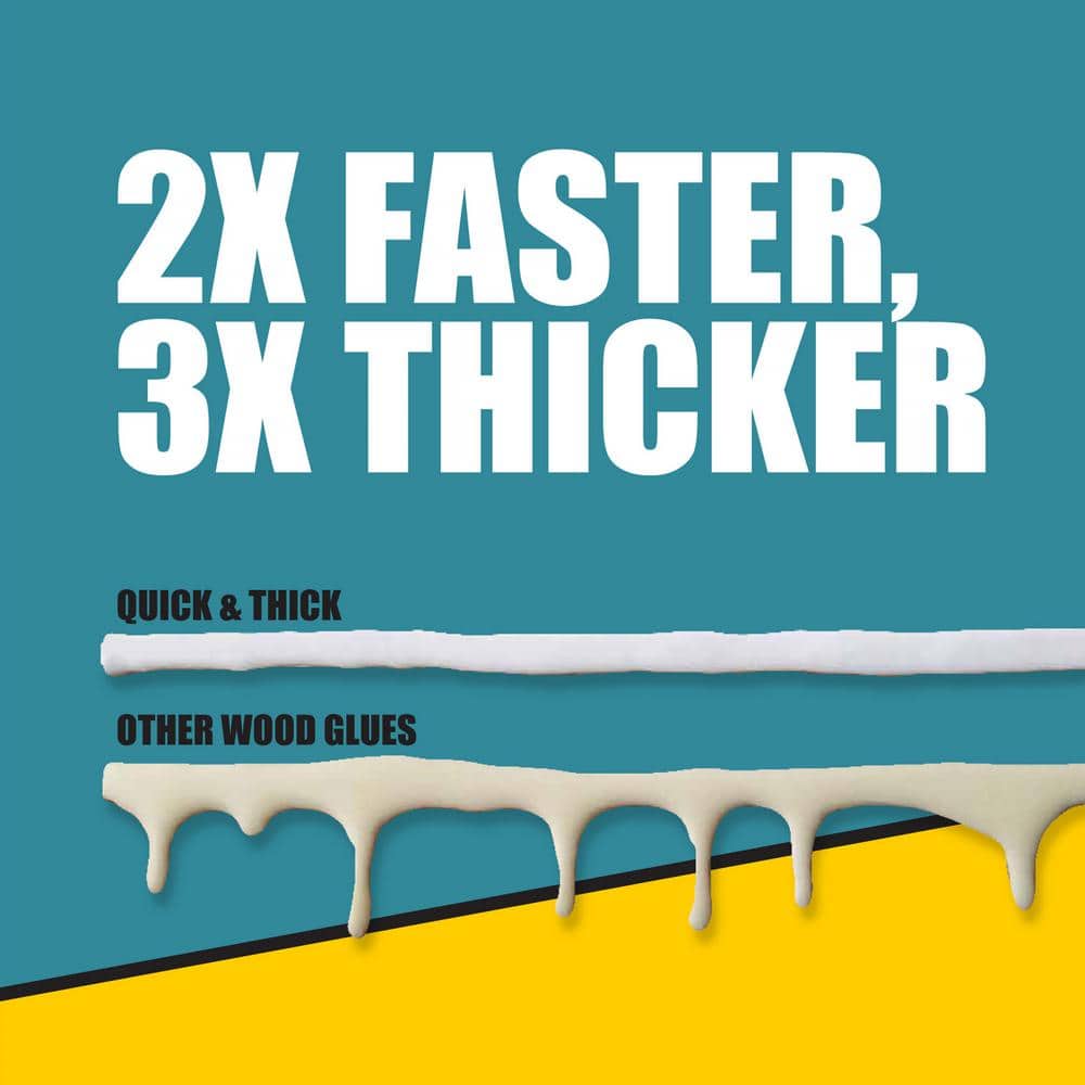 Titebond 16 oz. Quick and Thick Multi-Surface Glue (12-Pack) (3)