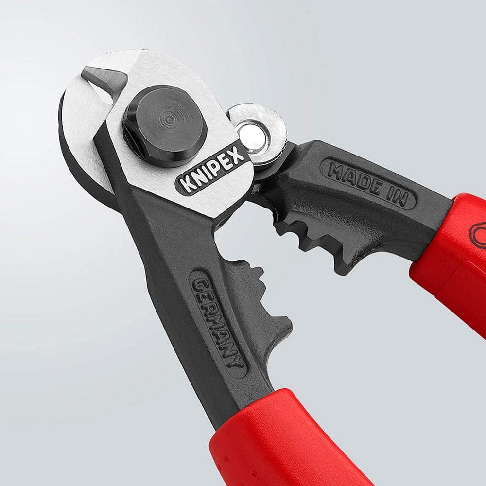 KNIPEX 7.5 in. Wire Rope Cutters with Comfort Grip Handles (2)