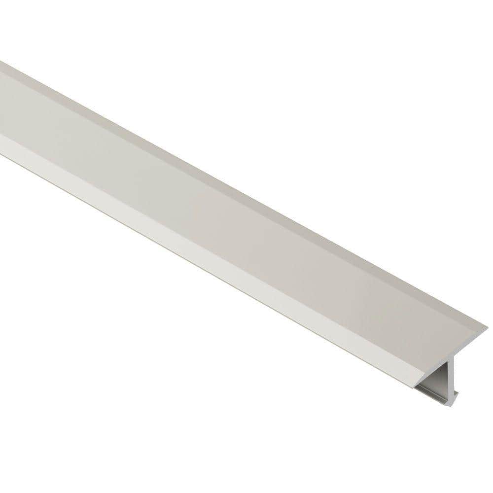 Schluter Reno-T Satin Nickel Anodized Aluminum 1 in. x 98.5 in. Metal T-Shaped Tile Edging Trim (2)
