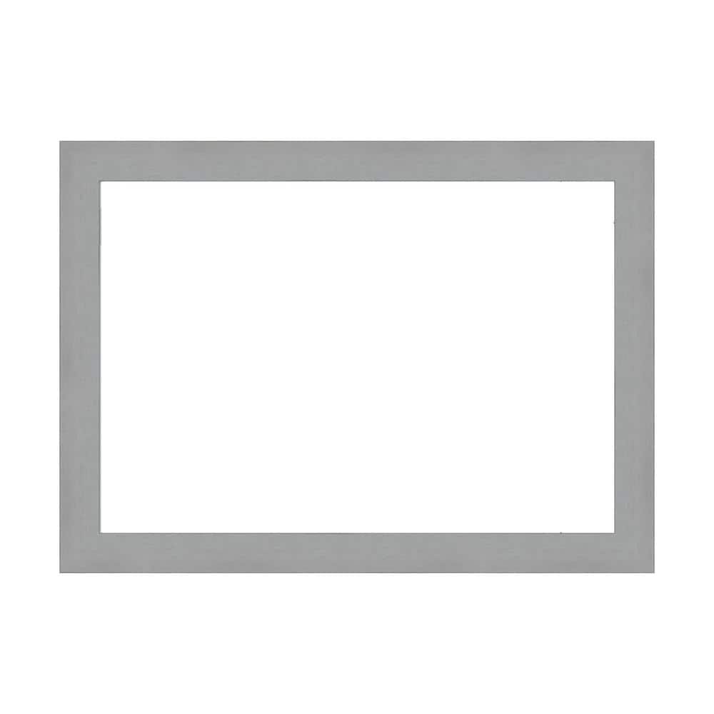 Amanti Art Mirror Makeover Brushed Nickel 29.25 in. W x 21.25 in. H Bathroom Mirror Frame Border Kit-Fits a 28 x 20 mirror (1)