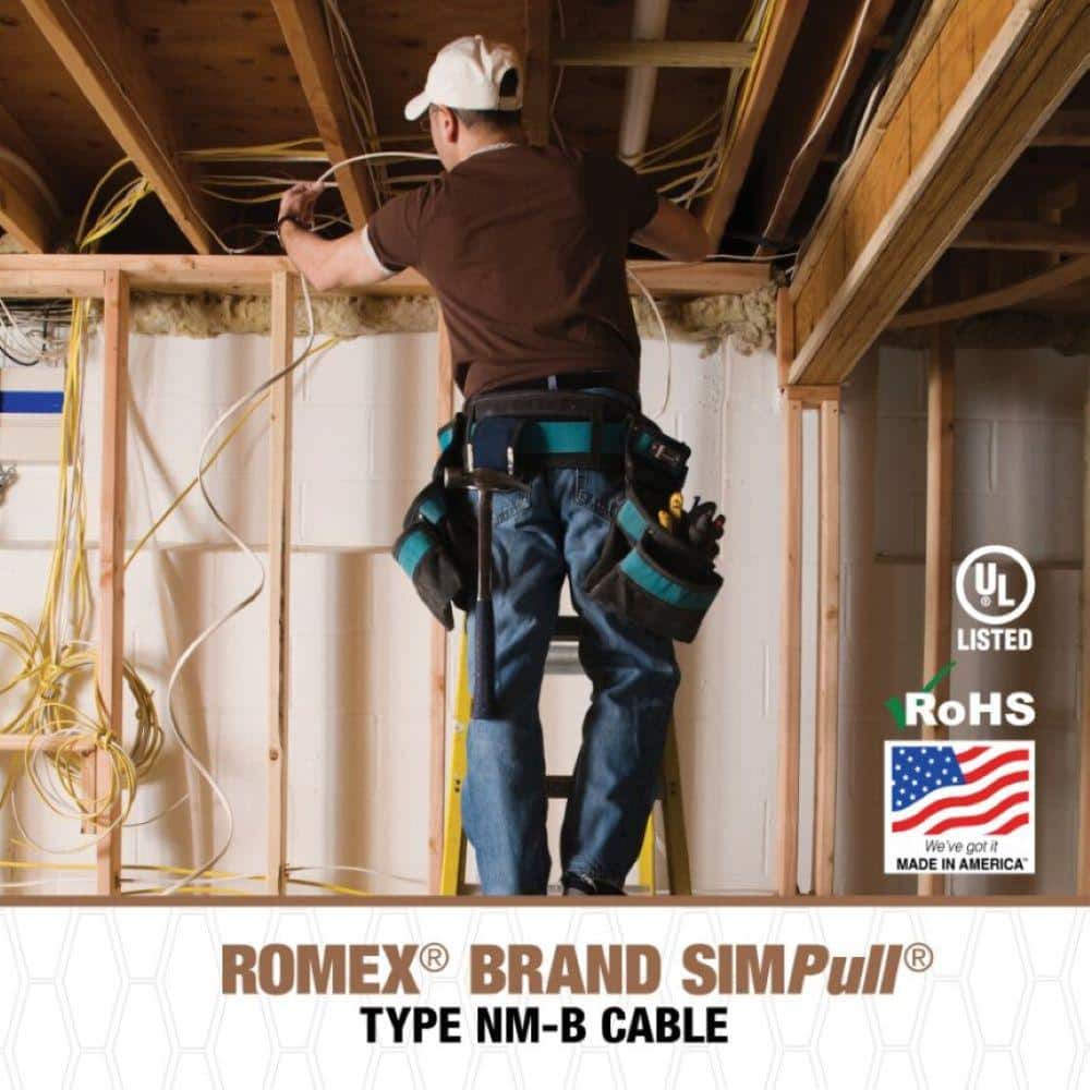Southwire 1,000 ft. 14/2 Solid Romex SIMpull CU NM-B W/G Wire (2)