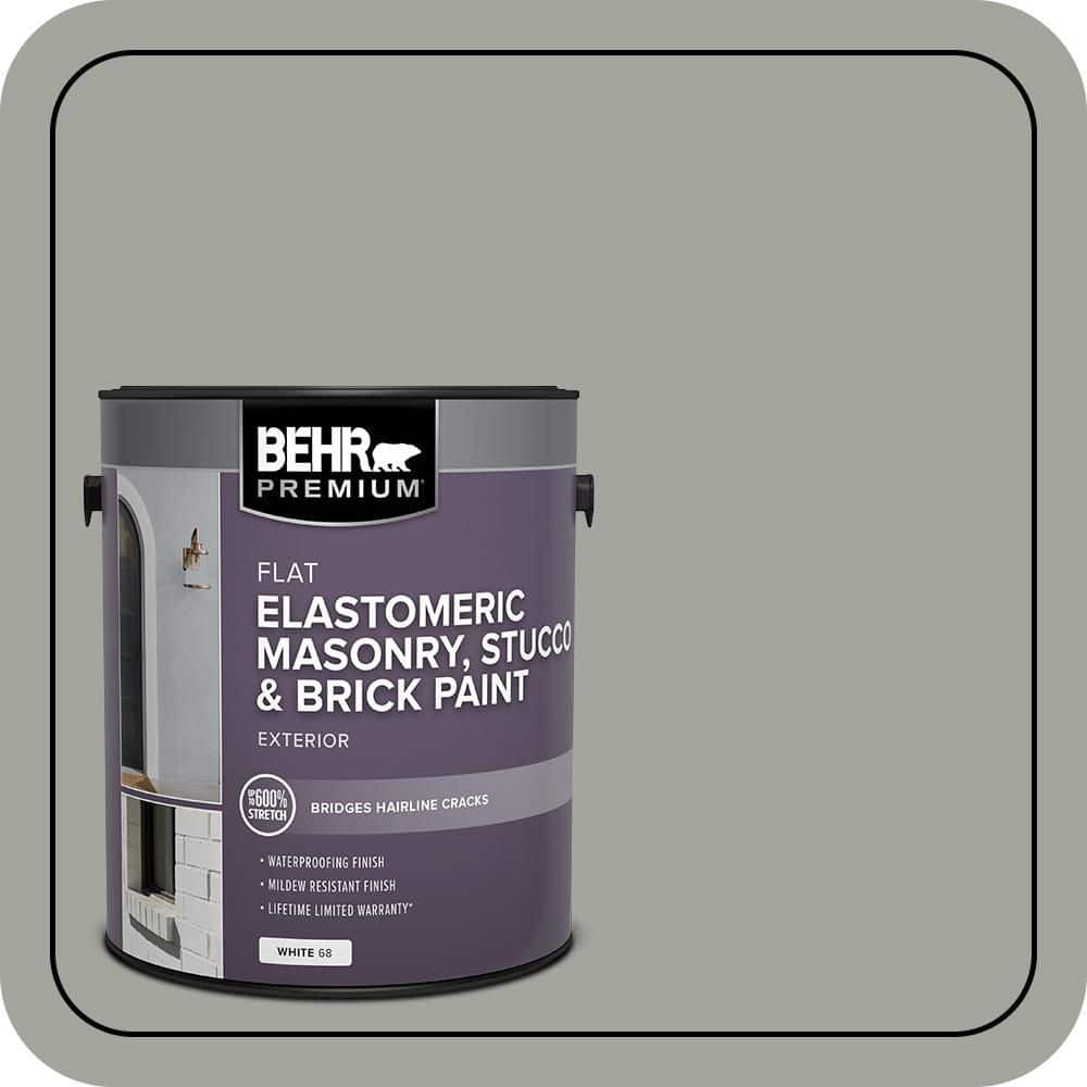 BEHR PREMIUM 1 gal. #N380-4 Strong Winds Elastomeric Masonry, Stucco and Brick Exterior Paint