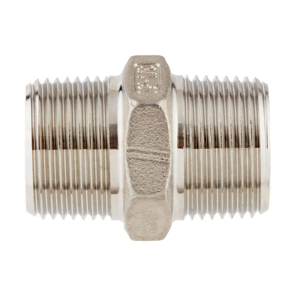 ProLine 3/4 in. x Close MIP Stainless Steel Hex Nipple (3)