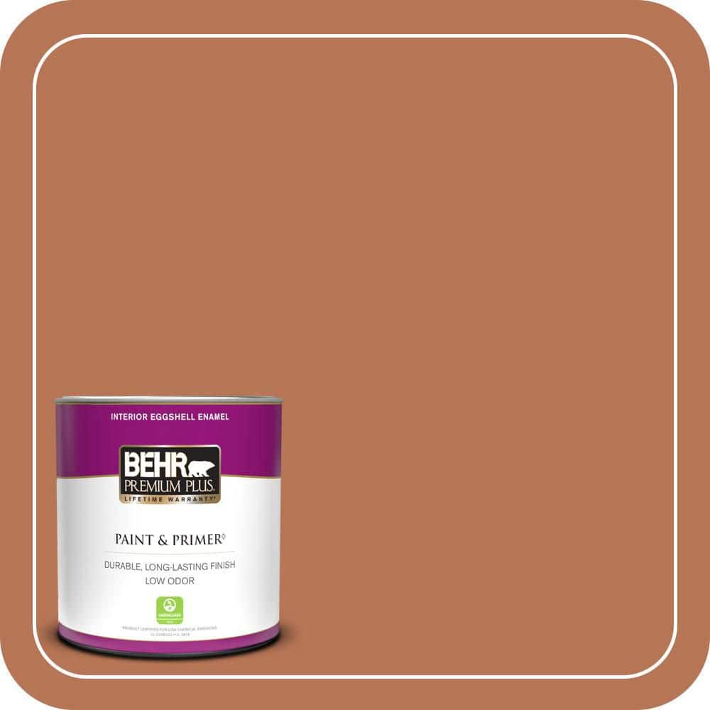 BEHR PREMIUM PLUS Home Decorators Collection #HDC-AC-06 Campfire Blaze Enamel Interior/Exterior Paint & Primer Color Sample (1)