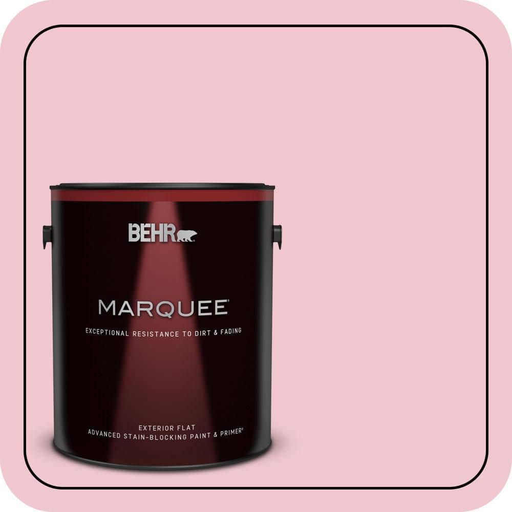 BEHR MARQUEE 1 gal. #P140-2 Sweetheart Flat Exterior Paint & Primer (1)