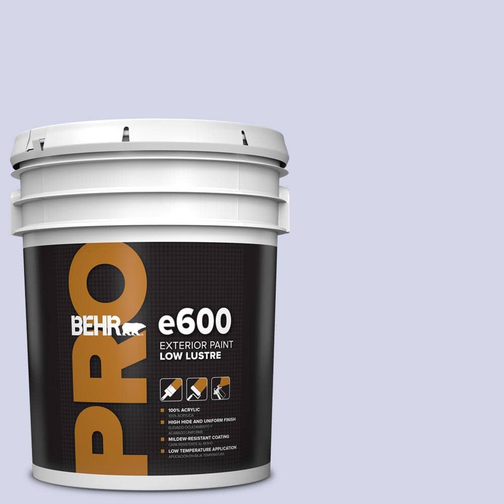 BEHR PRO 5 gal. #T12-17 Violet Water Low Luster Exterior Paint