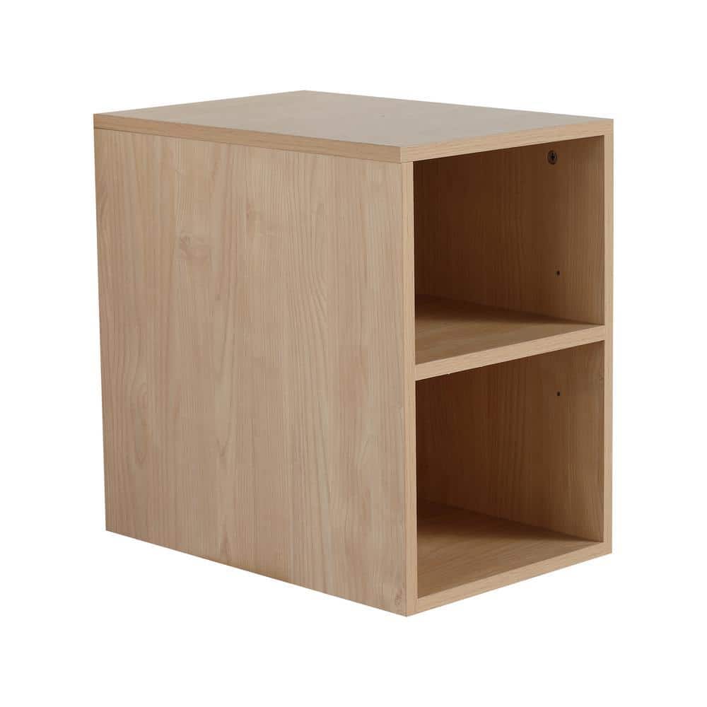 Cesicia 12 in. W x 18 in. D x 18 in. H Bathroom Storage Wall Cabinet in Light Oak (1)