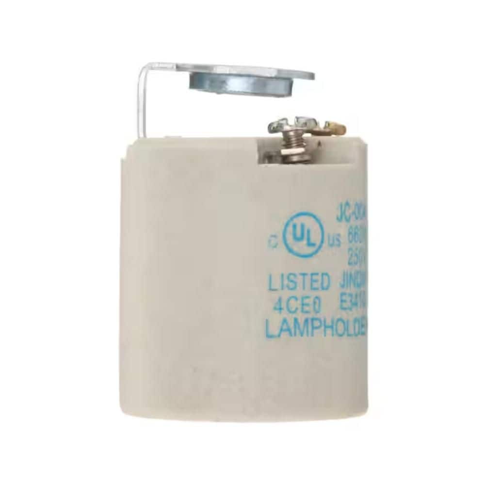 Bel Air Lighting 2-3/16 in. Porcelain Standard Base Fixture Socket with 1/4-IP Hickey Included (2)