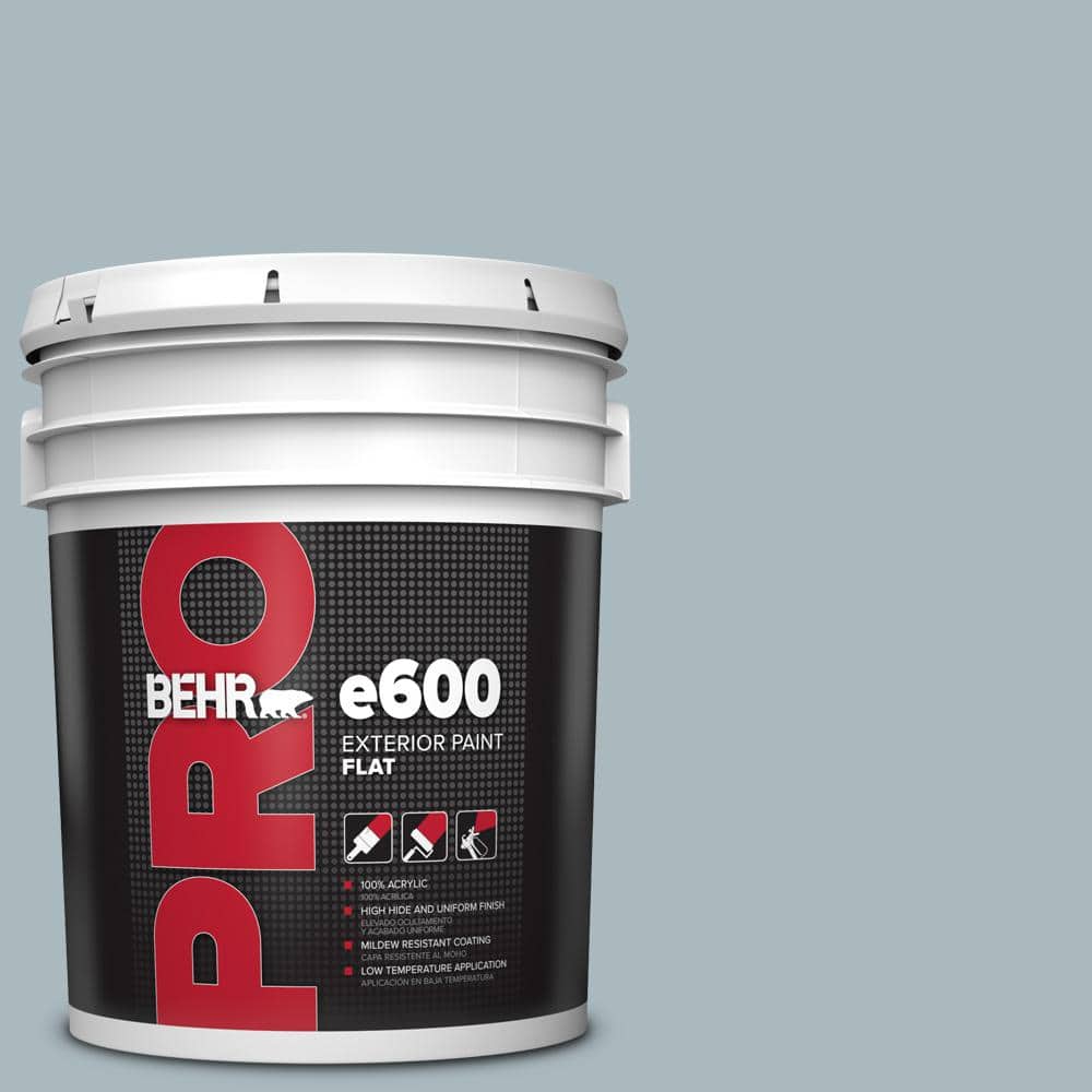 BEHR PRO 5 gal. #740E-3 Prelude Flat Exterior Paint (1)