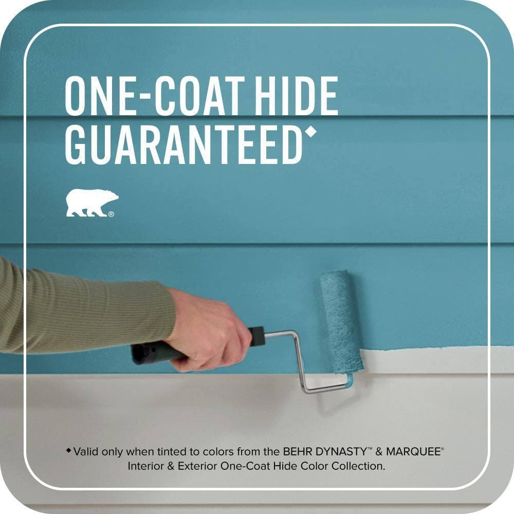 BEHR MARQUEE 1 gal. #530D-6 Teal Bayou Flat Exterior Paint & Primer (3)