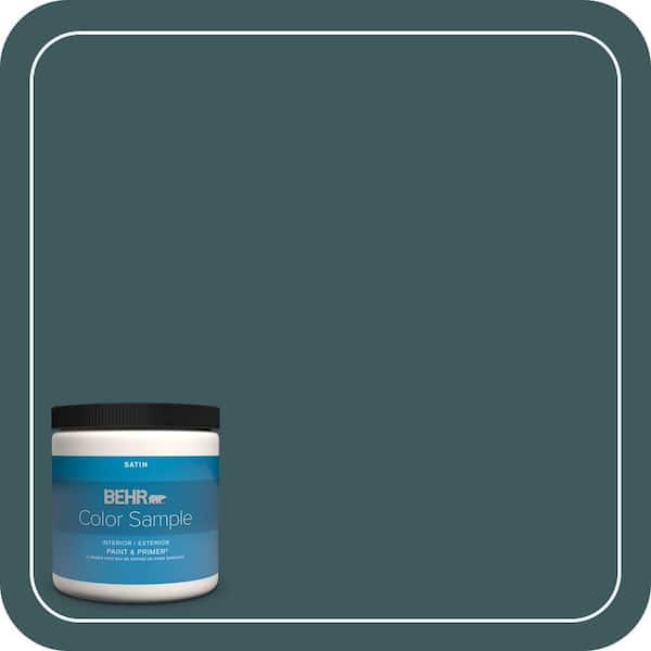 BEHR PREMIUM PLUS #ECC-14-3 Otter Creek Extra Durable Enamel & Primer (2)