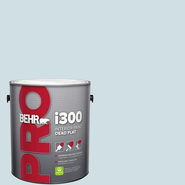 BEHR PRO 1 gal. #HDC-CT-16B Waterfall Dead Flat Interior Paint (2)