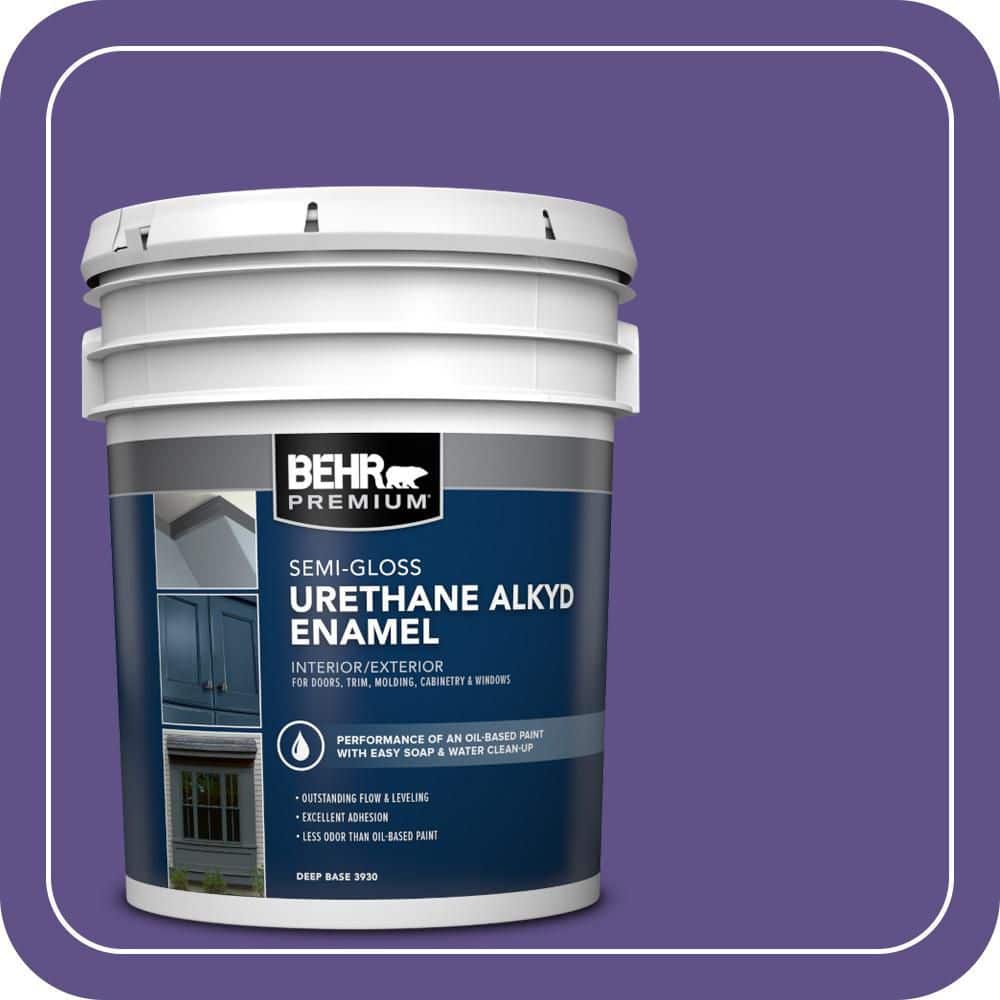BEHR PREMIUM 5 gal. #P560-7 Kings Court Urethane Alkyd Semi-Gloss Enamel Interior/Exterior Paint