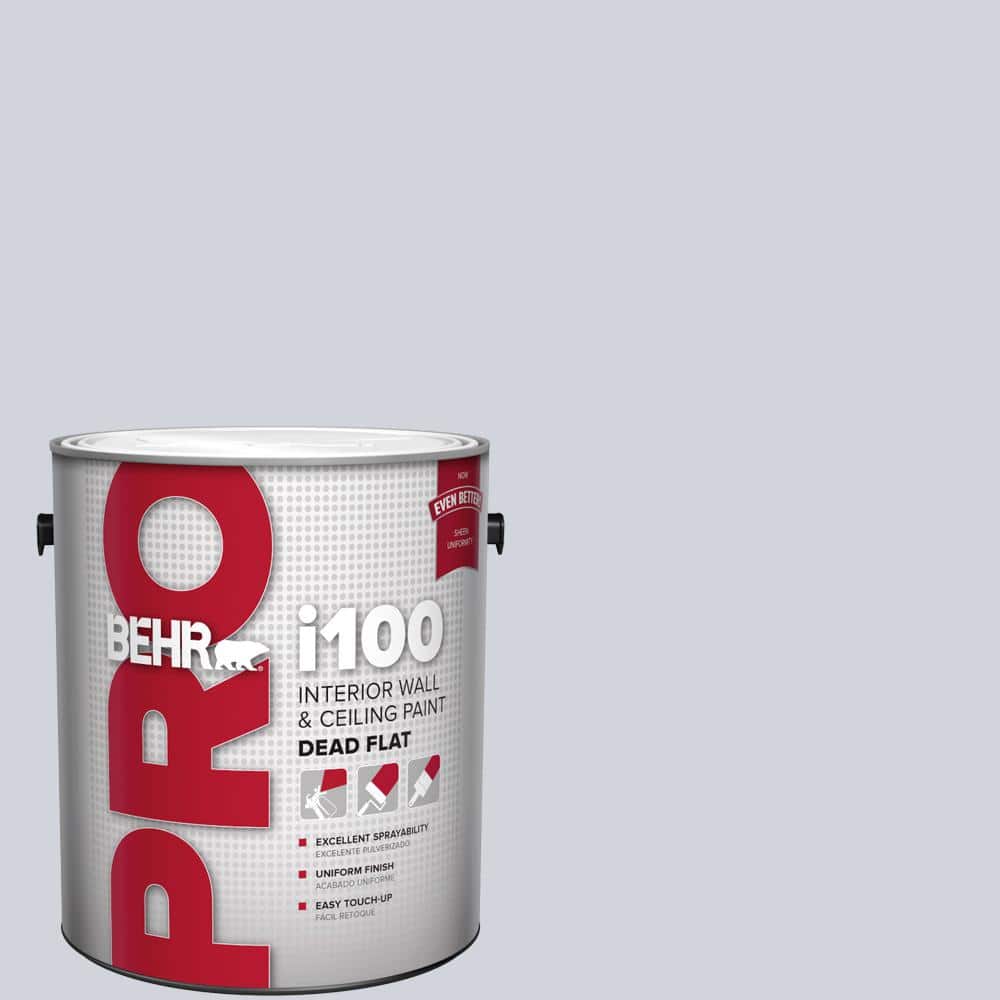 BEHR PRO 1 gal. #S550-1 Blueberry Whip Dead Flat Interior Paint
