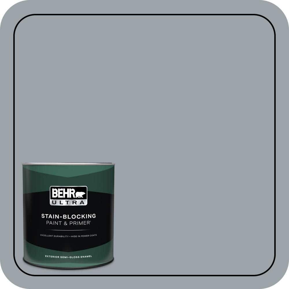BEHR ULTRA 1 qt. #MQ5-22 Rainmaster Semi-Gloss Enamel Exterior Paint & Primer