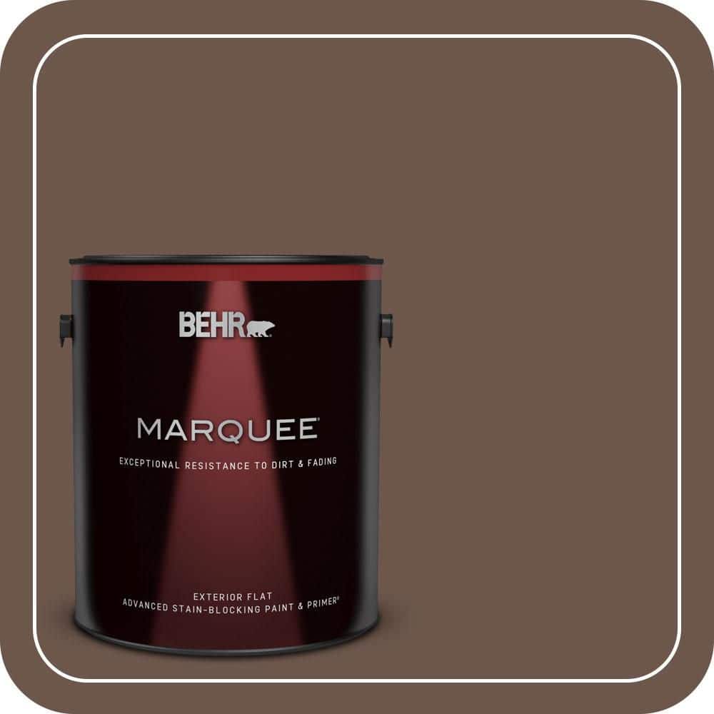 BEHR MARQUEE 1 gal. #N170-6 Natural Bark Flat Exterior Paint & Primer (1)