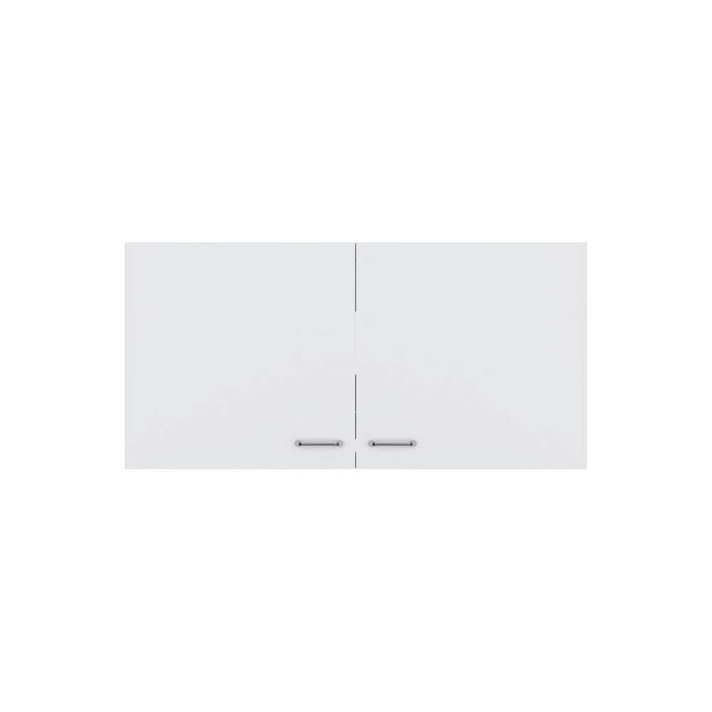 Tahanbath 12.60 in. W x 39.30 in. D x 19.30 in. H Bathroom Storage Wall Cabinet in White with 2 Shelves and 2 Door (1)