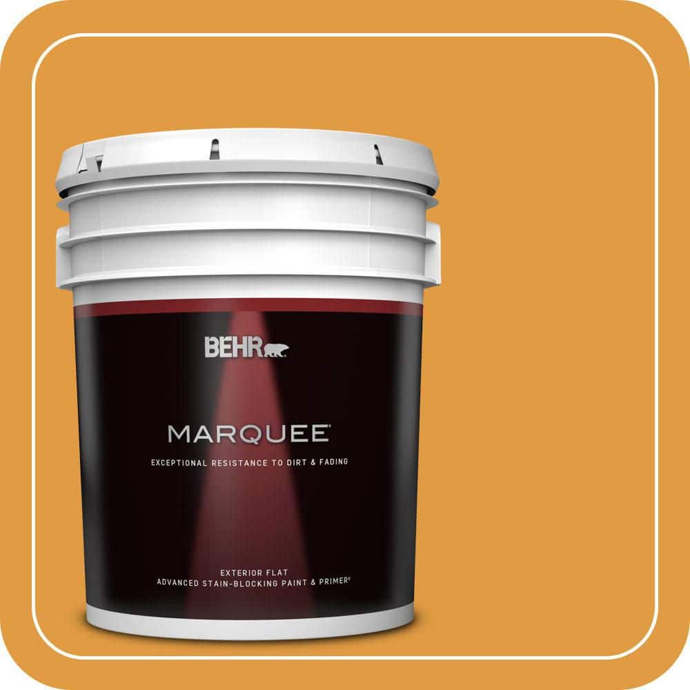BEHR MARQUEE 5 gal. #T18-05 Life Is Good Flat Exterior Paint & Primer