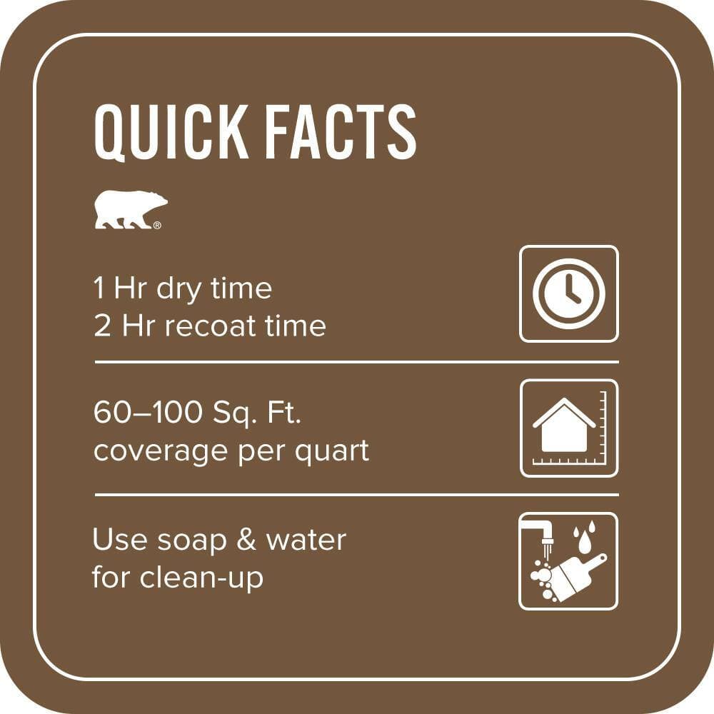 BEHR PREMIUM PLUS 1 qt. #MQ2-09 Clockworks Flat EcoMix Plant-Based Interior Paint & Primer (3)