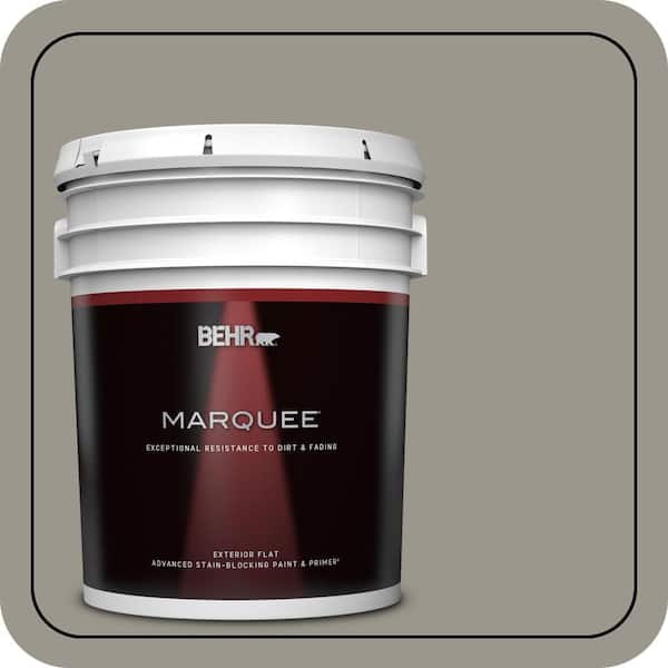 BEHR MARQUEE 5 gal. #MQ2-60 Iron Gate Flat Exterior Paint & Primer (2)
