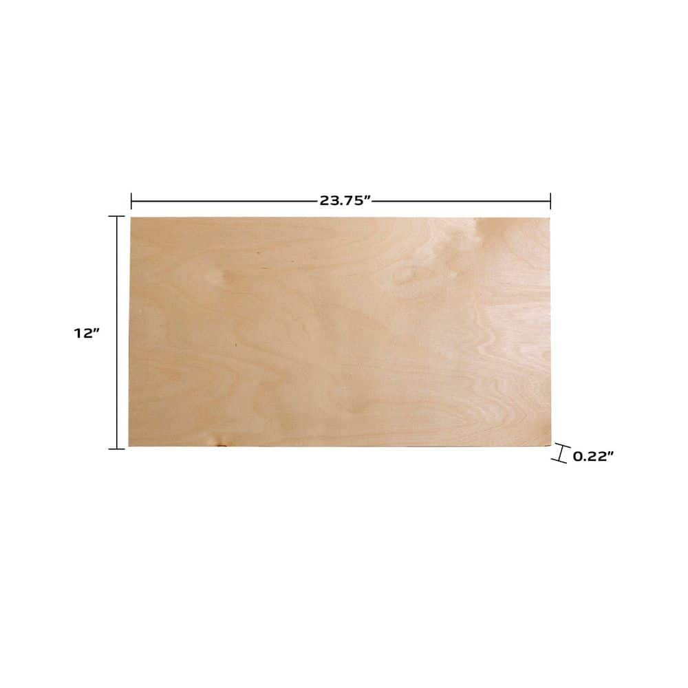 ProWood 1/4 in. x 12 in. x 24 in. Birch Markerboard (3)