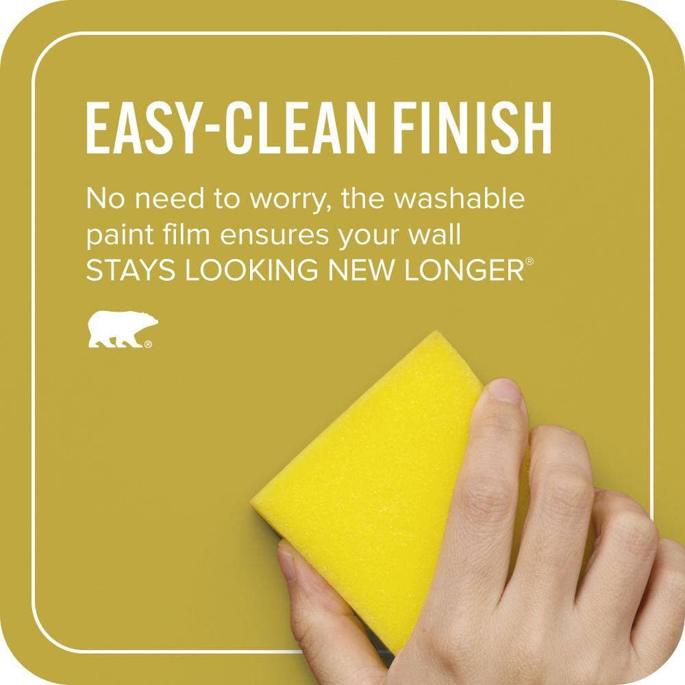 BEHR ULTRA 1 qt. #P330-6 Margarita Extra Durable Flat Interior Paint & Primer (4)