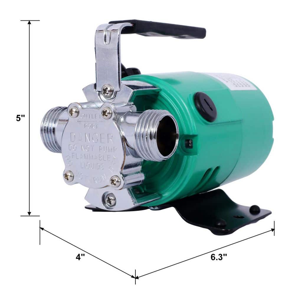 Unbranded Water Transfer Pump, 115V 330 Gal. Per Hour-Portable Electric Utility Pump with 6' Water Hose Kit (2)