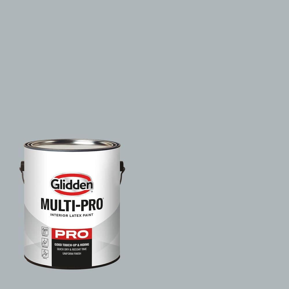 Glidden Multi-Pro 1 gal. PPG1038-4 Smoke Screen Eggshell Interior Paint