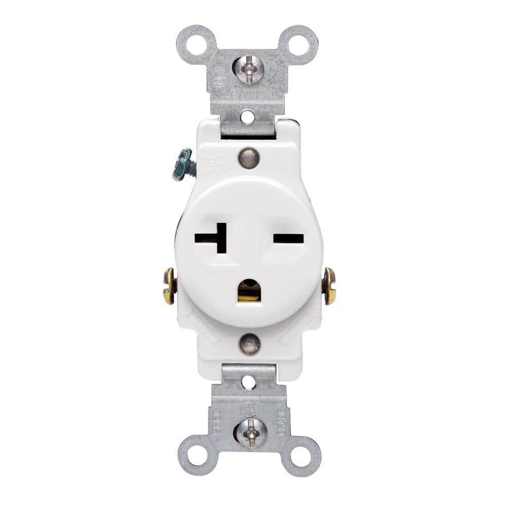 Leviton 250 V Single Outlet/Receptacle, 5821-IS
