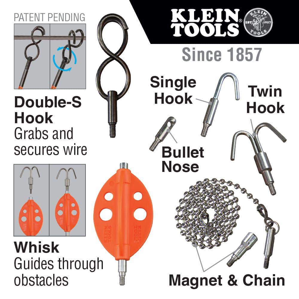 Klein Tools Attachment Set for Fish Rod (7-Piece) (2)