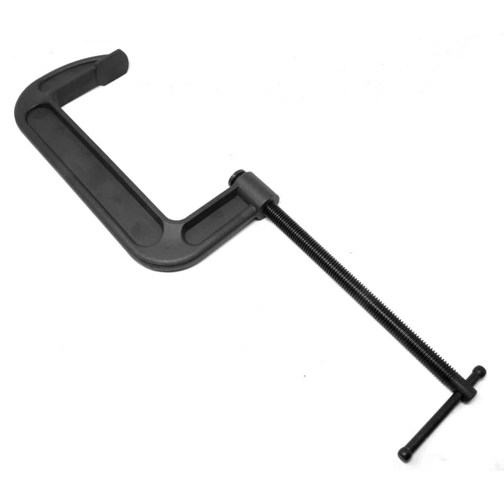 WEN Heavy-Duty Cast Iron C-Clamps with 8 in. Jaw Opening and 3.4 in. Throat (2)