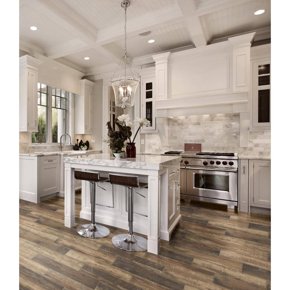 Florida Tile Home Collection Wind River Beige 6 in. x 24 in. Porcelain Floor and Wall Tile (0.93 sq. ft.) (3)