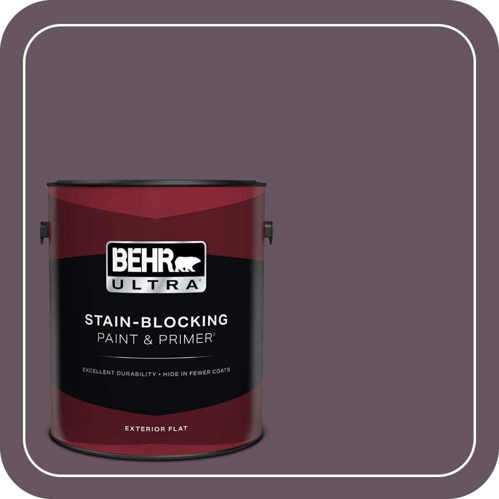 BEHR ULTRA 1 gal. #690F-7 Indulgent Flat Exterior Paint & Primer