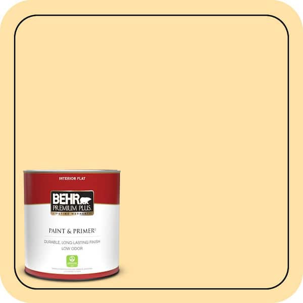 BEHR PREMIUM PLUS #310A-3 Manila Tint Enamel & Primer Color Sample (3)