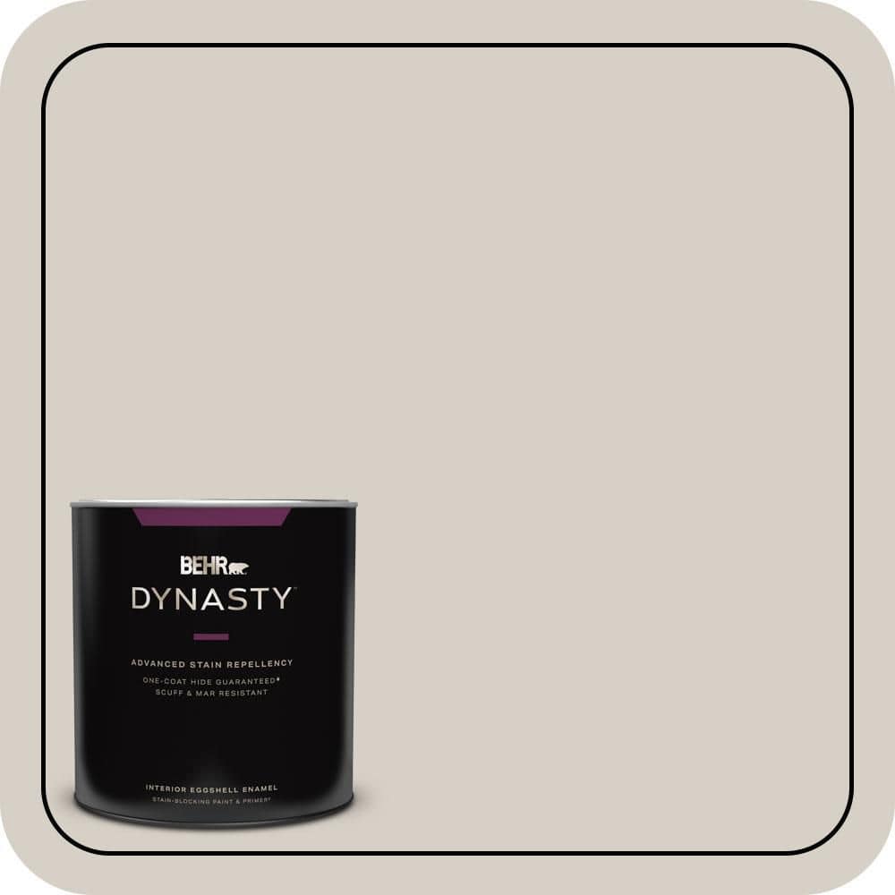 BEHR DYNASTY 1 qt. #T14-7 Offbeat Eggshell Enamel Interior Stain-Blocking Paint & Primer