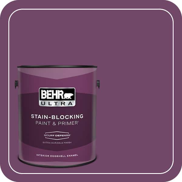 BEHR ULTRA 1 gal. #S-G-680 Raspberry Mousse Extra Durable Eggshell Enamel Interior Paint & Primer (2)