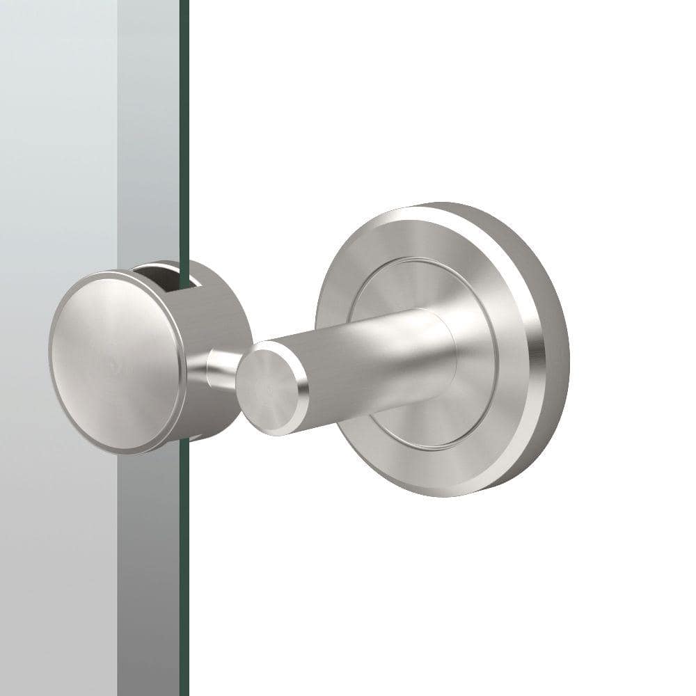 Gatco Latitude 24 in. W x 32 in. H Frameless Oval Beveled Edge Bathroom Vanity Mirror in Satin Nickel (3)